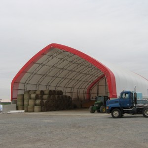 Fabric Building for Hay Storage
