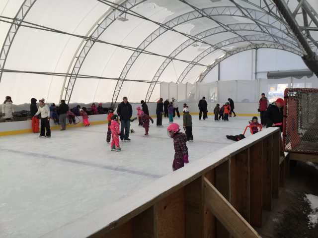 outdoor rink